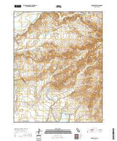Yosemite Lake 2018 topographic map thumbnail