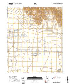 East of Valley Mountain 2018 topographic map thumbnail