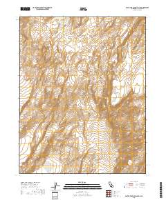 East of Waucoba Canyon 2018 topographic map thumbnail