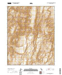 East of Waucoba Spring 2018 topographic map preview