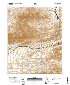 El Paso Peaks 2018 topographic map thumbnail
