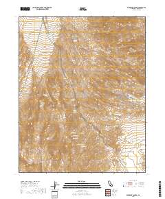 Emigrant Canyon 2018 topographic map thumbnail