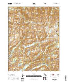 Emigrant Lake 2018 topographic map thumbnail