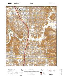 Escondido 2018 topographic map thumbnail
