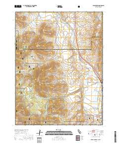 Evans Canyon 2018 topographic map thumbnail