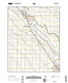 Firebaugh 2018 topographic map thumbnail