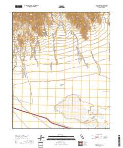 Ford Dry Lake 2018 topographic map thumbnail