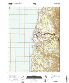 Fort Bragg 2018 topographic map thumbnail