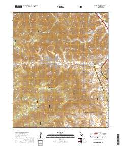 Frazier Mountain 2018 topographic map thumbnail