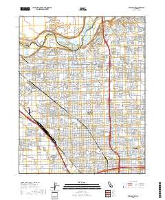 Fresno North 2018 topographic map thumbnail