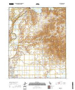 Friant 2018 topographic map thumbnail
