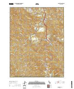 Garberville 2018 topographic map thumbnail