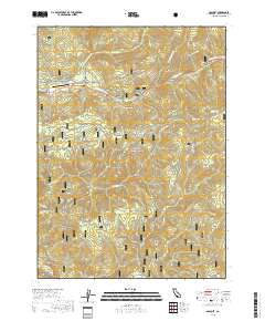 Gasquet 2018 topographic map thumbnail