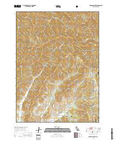 Gazelle Mountain 2018 topographic map thumbnail