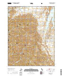 Gilmore Peak 2018 topographic map thumbnail