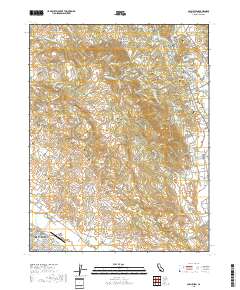 Glen Ellen 2018 topographic map thumbnail