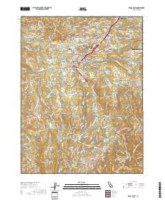 Grass Valley 2018 topographic map thumbnail