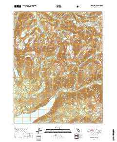 Graveyard Peak 2018 topographic map thumbnail