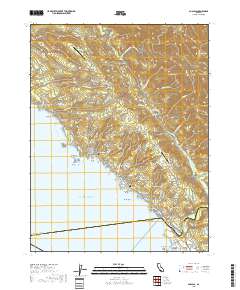 Gualala 2018 topographic map thumbnail