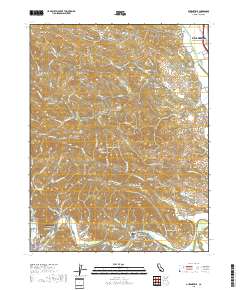 Guerneville 2018 topographic map thumbnail