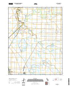 Gustine 2018 topographic map thumbnail