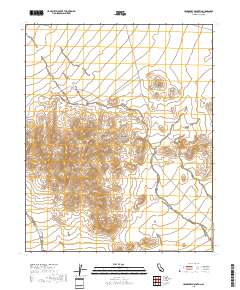 Hackberry Mountain 2018 topographic map thumbnail