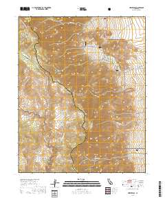 Haiwee Pass 2018 topographic map thumbnail