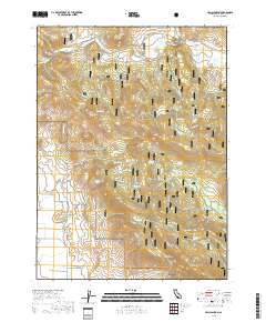 Halls Canyon 2018 topographic map thumbnail