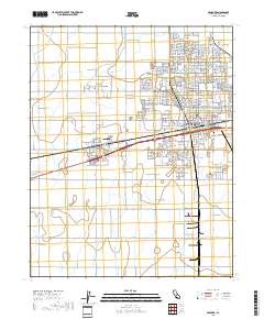 Hanford 2018 topographic map thumbnail