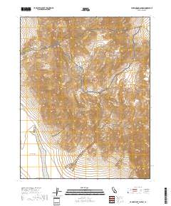 Hanging Rock Canyon 2018 topographic map thumbnail