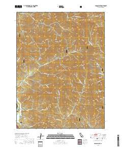 Hanland Peak 2018 topographic map thumbnail