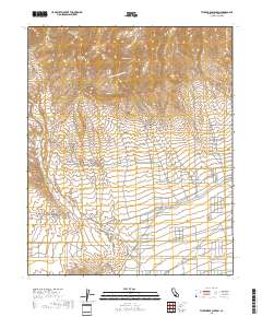Tylerhorse Canyon 2018 topographic map thumbnail