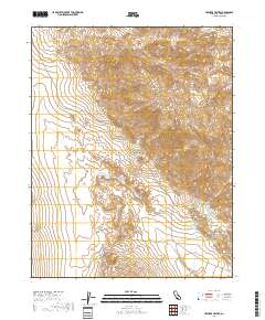Ubehebe Crater 2018 topographic map thumbnail