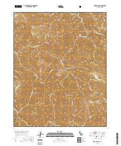 Ventana Cones 2018 topographic map thumbnail