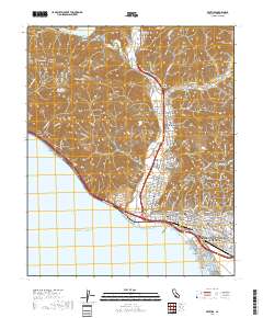 Ventura 2018 topographic map thumbnail