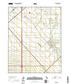 Vernalis 2018 topographic map thumbnail