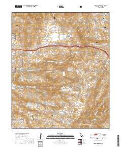 Viejas Mountain 2018 topographic map thumbnail