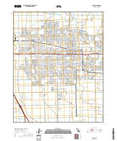Visalia 2018 topographic map thumbnail
