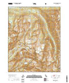 Vogelsang Peak 2018 topographic map thumbnail