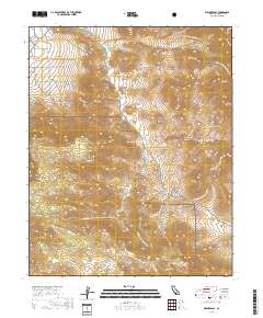 Walker Pass 2018 topographic map thumbnail