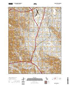 Walnut Creek 2018 topographic map thumbnail
