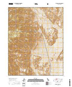 Waucoba Canyon 2018 topographic map thumbnail