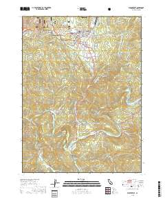 Weaverville 2018 topographic map thumbnail