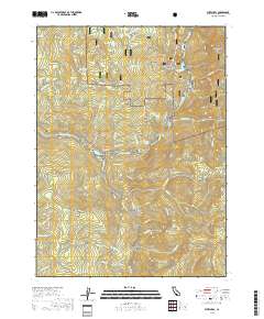 Weitchpec 2018 topographic map thumbnail