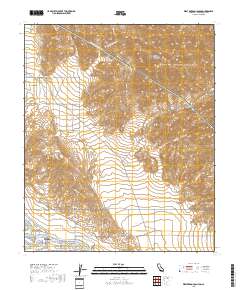 West Berdoo Canyon 2018 topographic map thumbnail