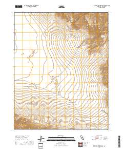 West of Ubehebe Peak 2018 topographic map thumbnail