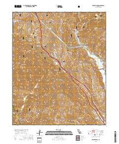 Whitaker Peak 2018 topographic map thumbnail