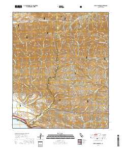 White Ledge Peak 2018 topographic map thumbnail