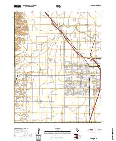 Woodland 2018 topographic map thumbnail