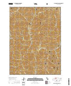 Yellowjacket Mountain 2018 topographic map thumbnail